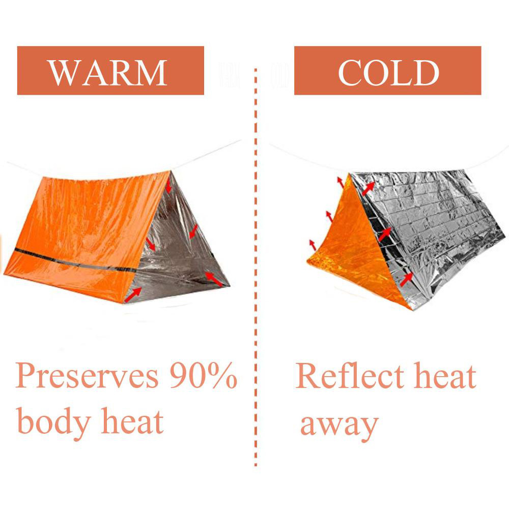 2 Person Emergency Shelter Biv - Emergency Mylar Tent reseña y precio