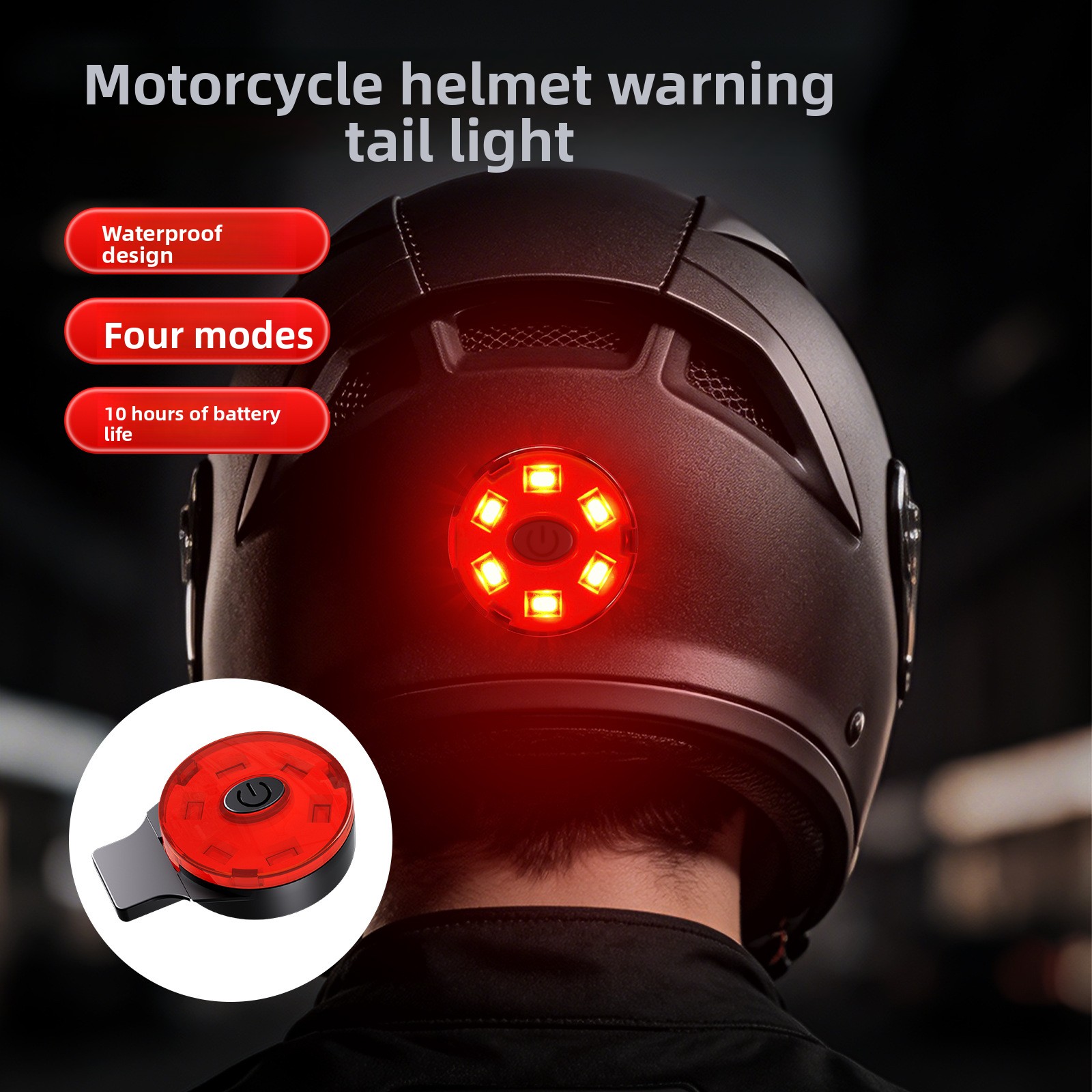 USB Rechargeable LED Helmet Ta - Sos Light Strobe reseña y precio