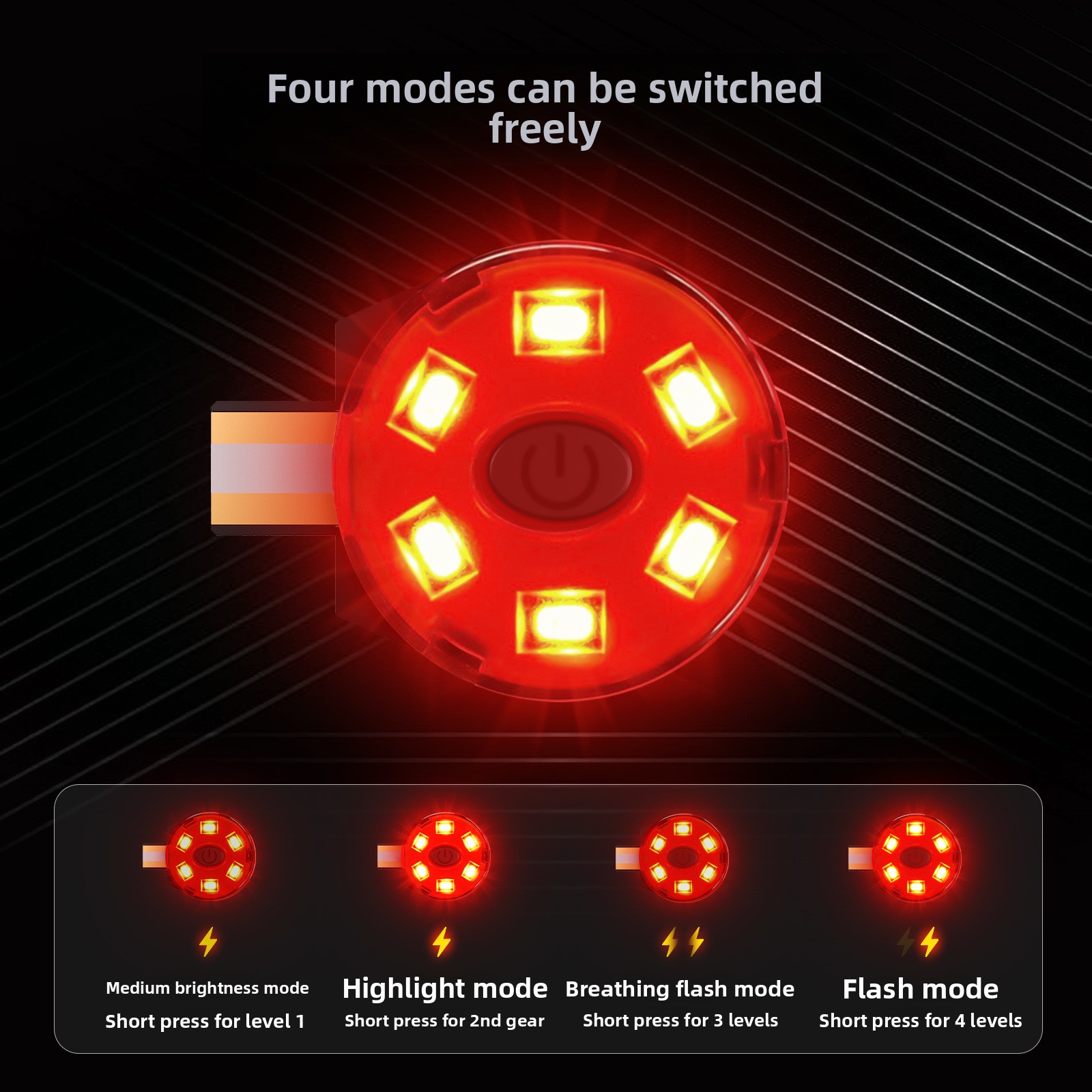 USB Rechargeable LED Helmet Ta - Sos Light Strobe reseña y precio
