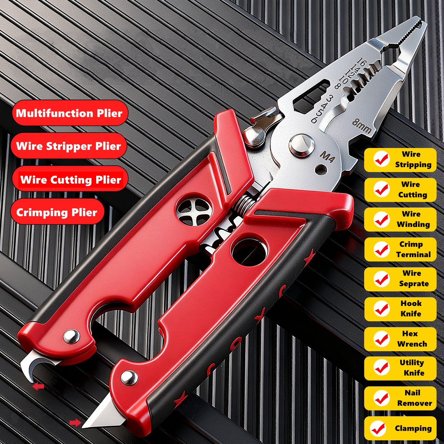 18 in 1 Electrician Pliers Mul - Multi Tool Plier reseña y precio