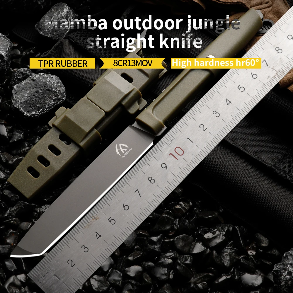 High quality multifunctional f - Bushcraft Knife Fixed reseña y precio