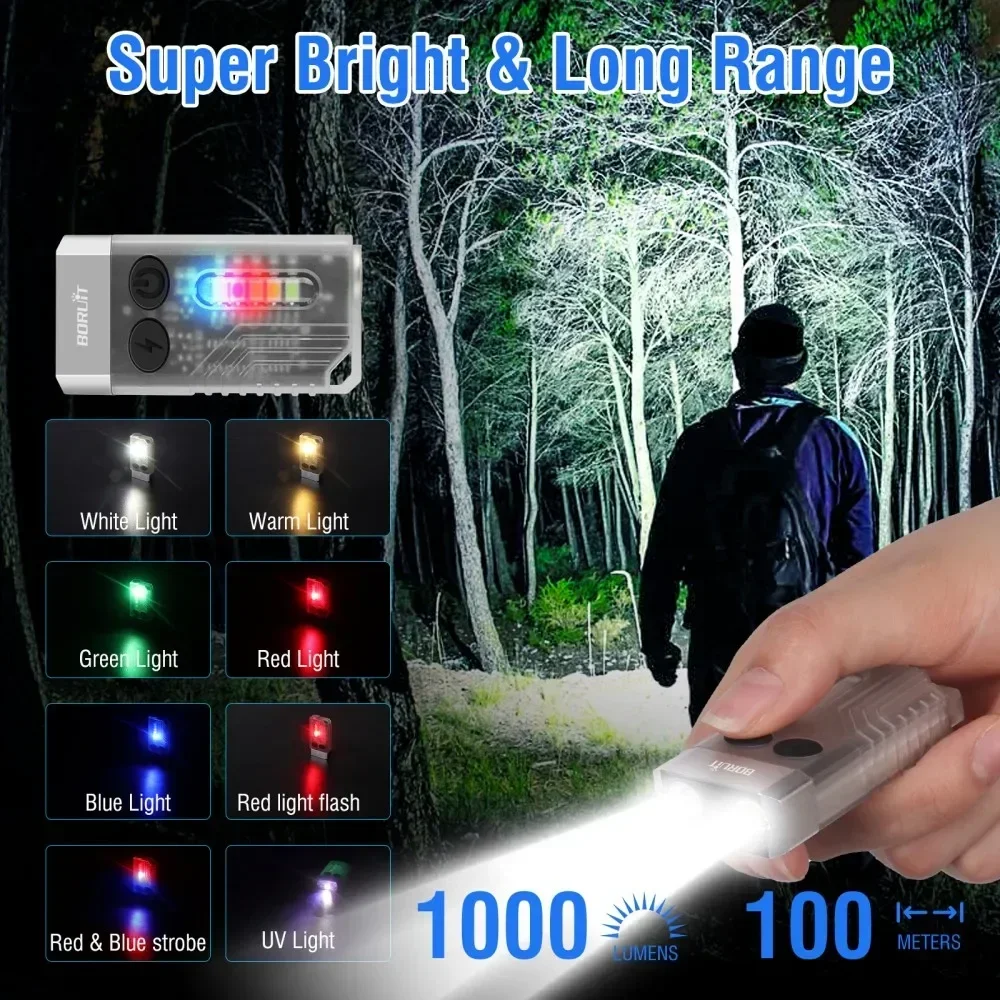 BORUiT V10 Keychain UV LED EDC - Fishing Kit Compact reseña y precio