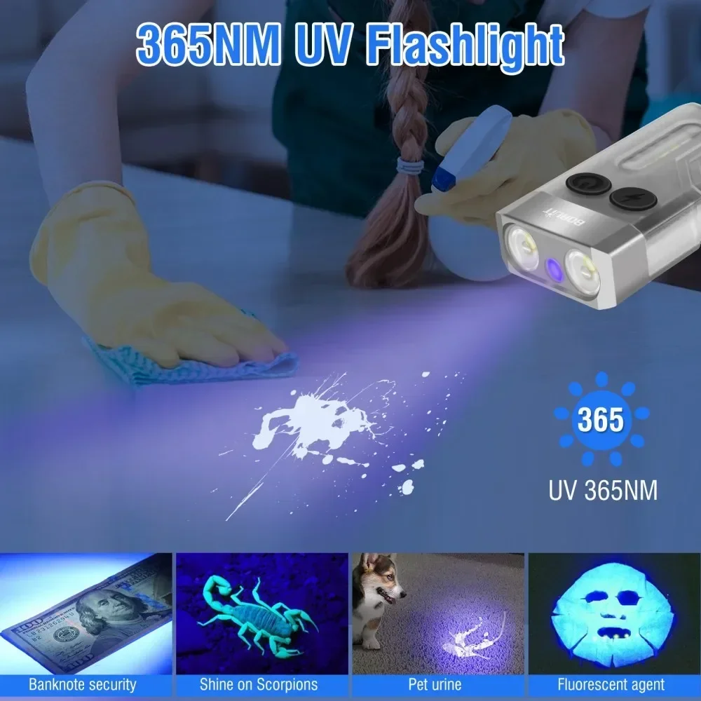 BORUiT V10 Keychain UV LED EDC - Fishing Kit Compact reseña y precio