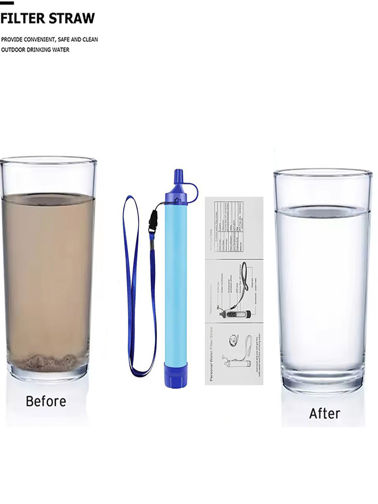 Portable Water Filter Straw, P - Water Purification Straw reseña y precio