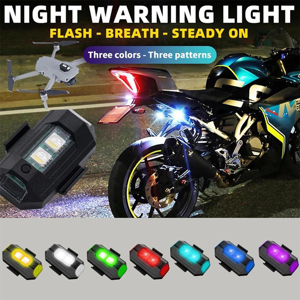 2PCS Mini LED Strobe Lights De - Sos Light Strobe reseña y precio