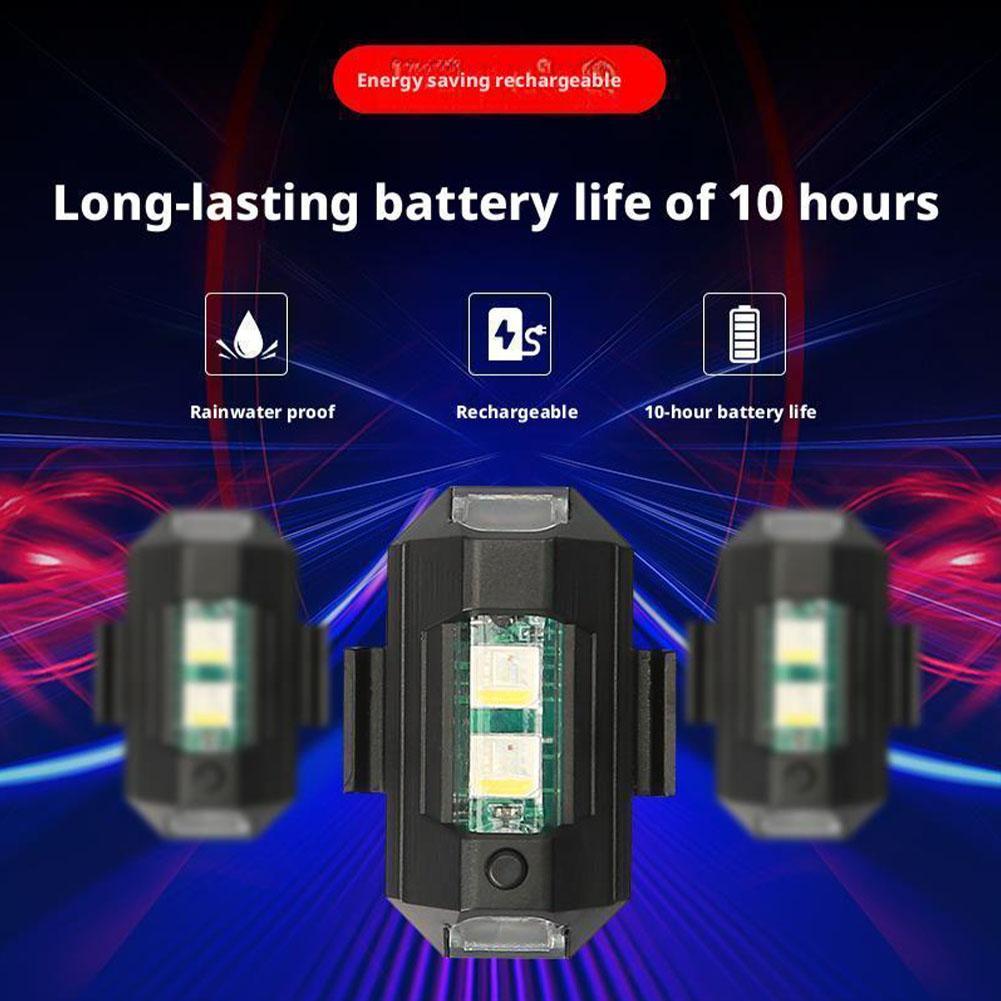 2PCS Mini LED Strobe Lights De - Sos Light Strobe reseña y precio