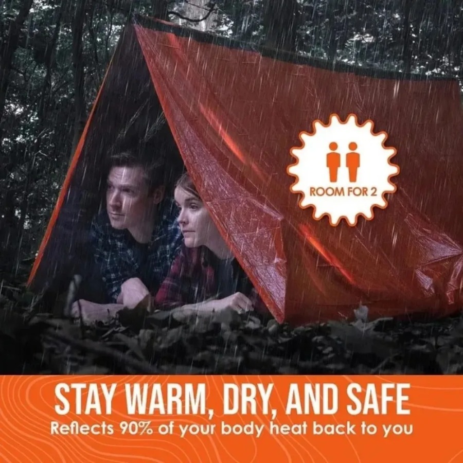 1PC Anti-rain Emergency Sleepi - Emergency Mylar Tent reseña y precio