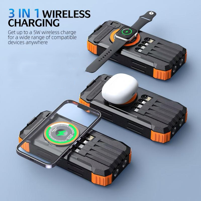 20000mAh Hand Crank Solar Powe - Solar Emergency Charger reseña y precio