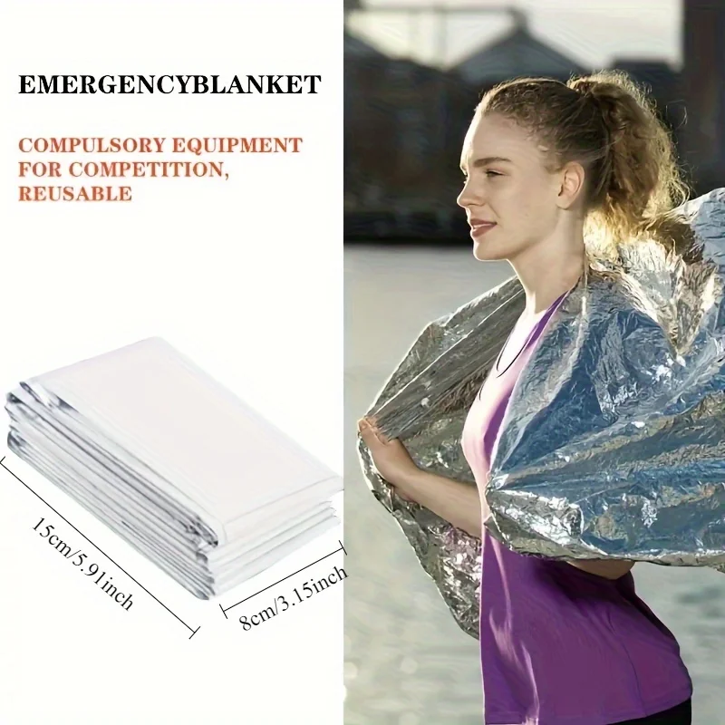 1pcs Outdoor survival portable - Survival Blanket Reflective reseña y precio