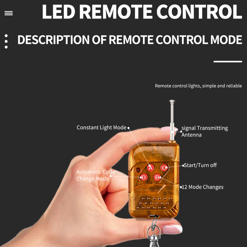Wireless Grille Police Lights  - Sos Light Strobe reseña y precio
