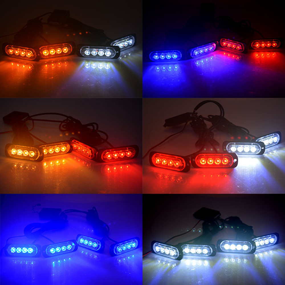 Wireless Grille Police Lights  - Sos Light Strobe reseña y precio