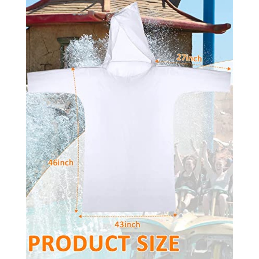 120 Pack Disposable Rain Ponch - Emergency Poncho Rain reseña y precio