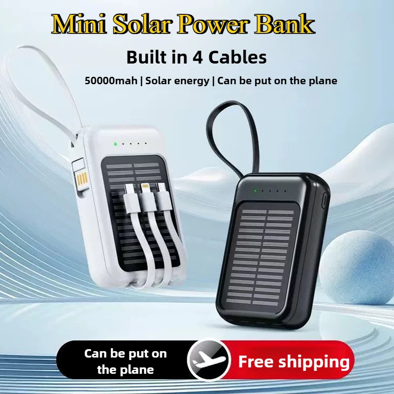 50000mAh Solar Power Bank Supe - Solar Emergency Charger reseña y precio