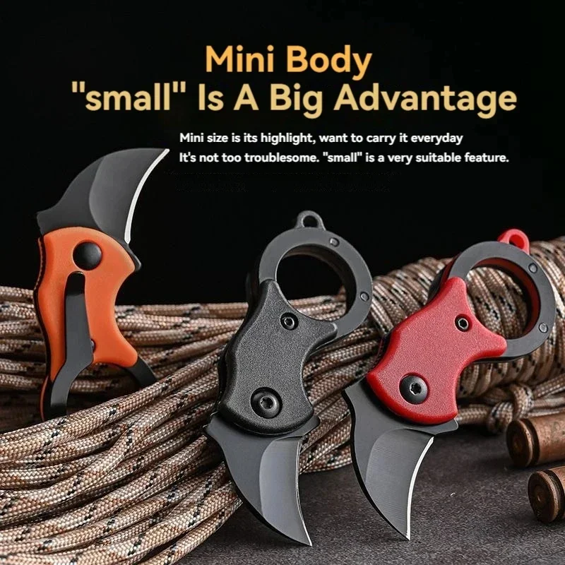 Camping Small Mini Portable Kn - Bushcraft Knife Fixed reseña y precio