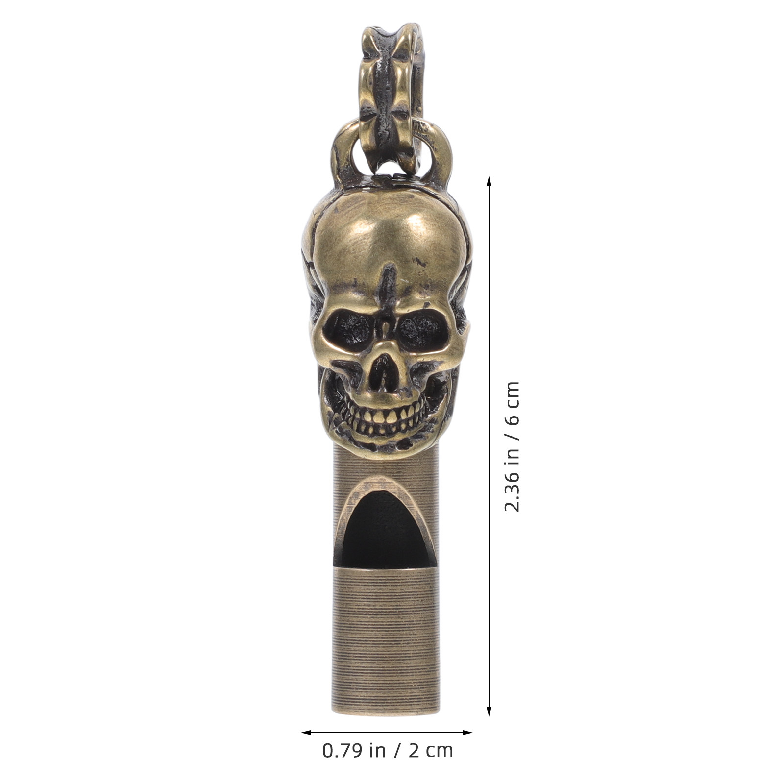 Creative Skull Head Copper Whi - Emergency Whistle Loud reseña y precio