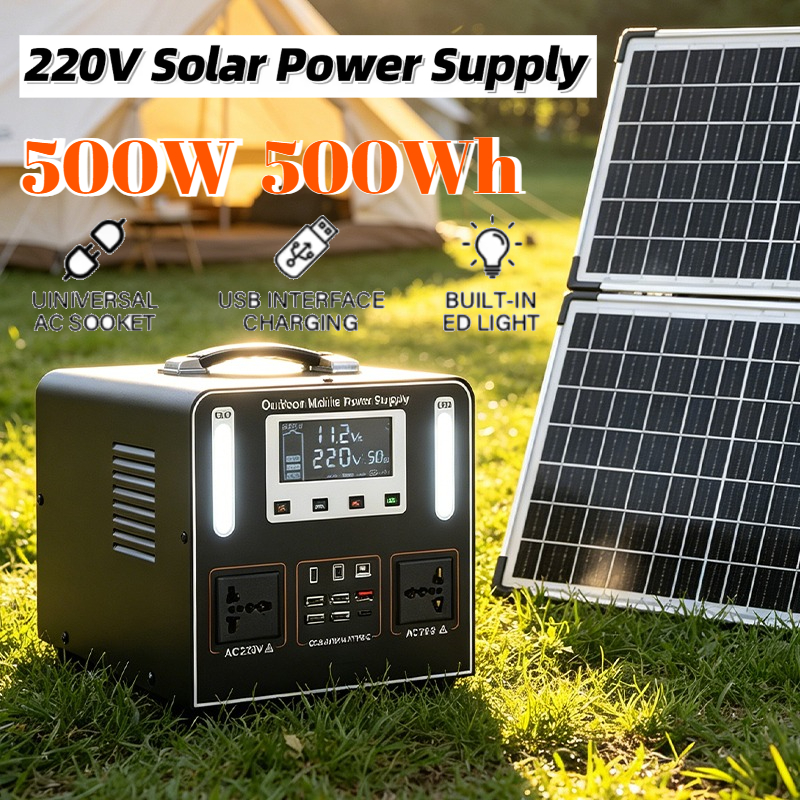 500Wh 500W 220V Portable Power - Solar Emergency Charger reseña y precio