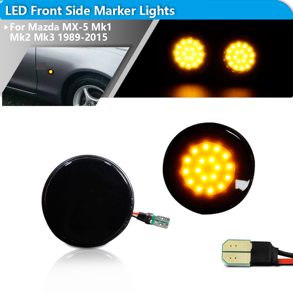 2pcs iJDM LED Front Side Marke - Signal Panel Orange reseña y precio