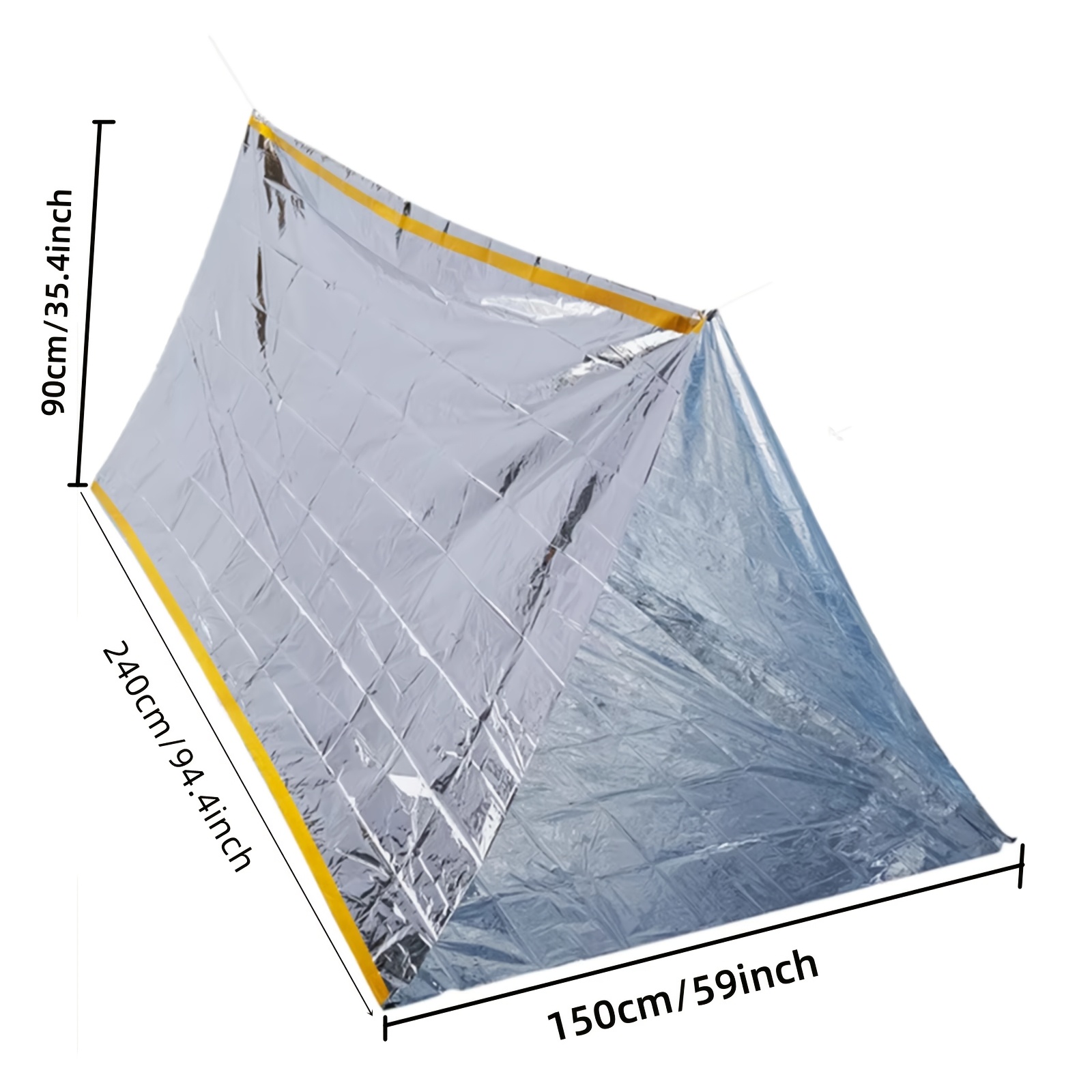 Compact Emergency Thermal Tent - Emergency Mylar Tent reseña y precio