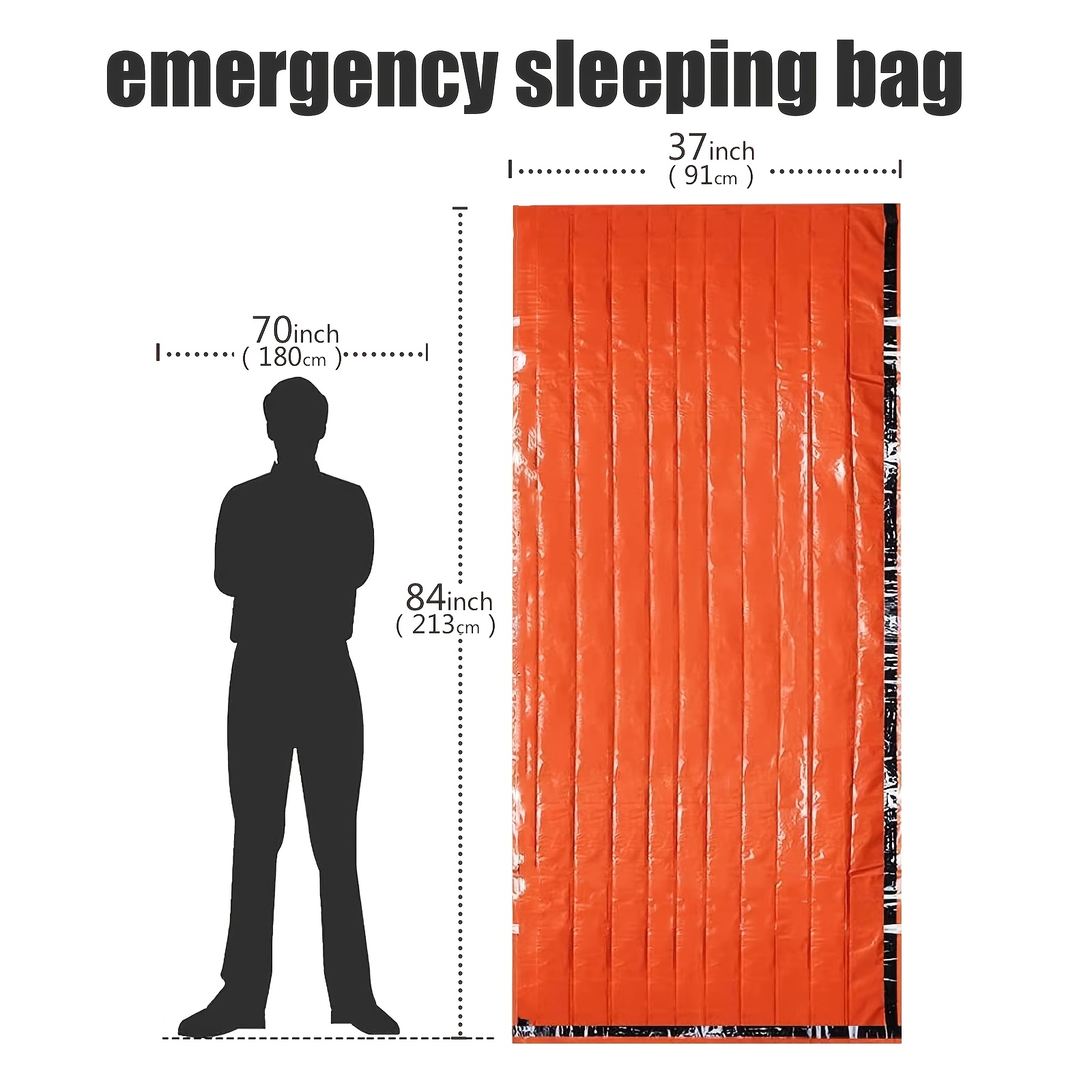Compact Emergency Thermal Tent - Emergency Mylar Tent reseña y precio