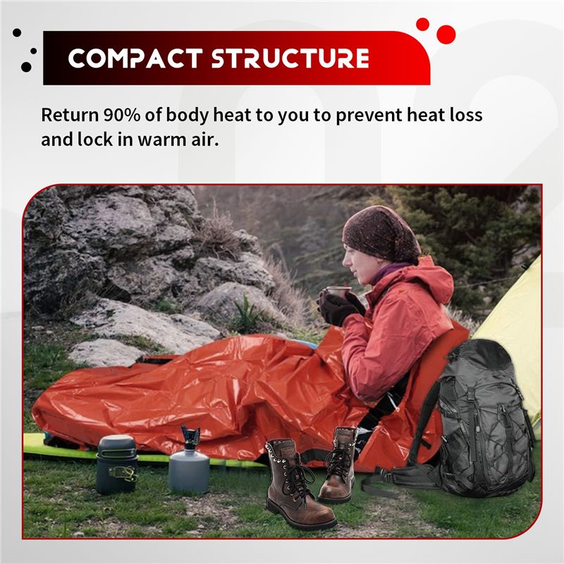 【STOCK】Emergency Sleeping Bag  - Bivy Bag Emergency reseña y precio