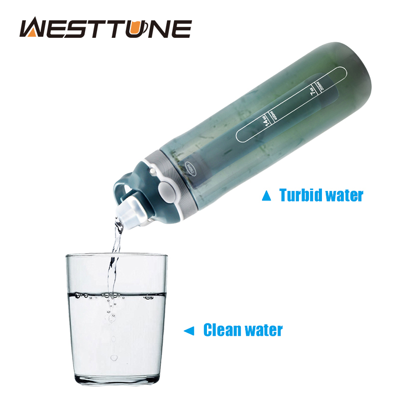 750ML Outdoor Water Filter Str - Water Purification Straw reseña y precio
