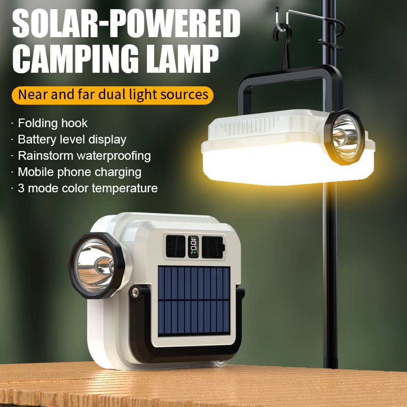 PACOONE Multifunctional Campin - Solar Emergency Charger reseña y precio