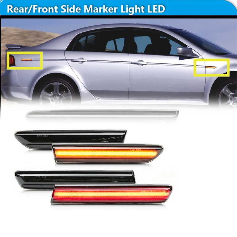 For Acura TL Car LED Front Rea - Signal Flare Kit reseña y precio