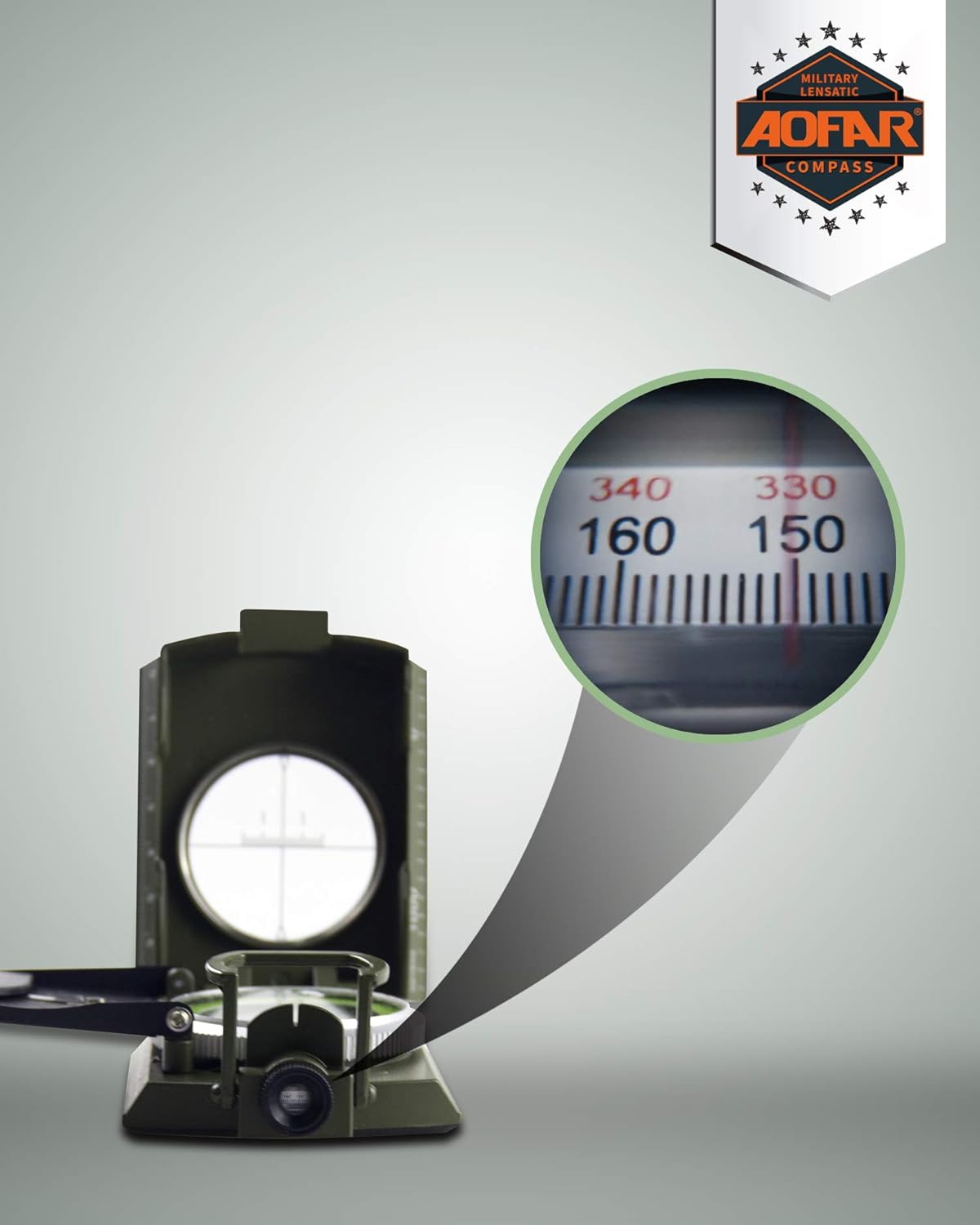 Military Compass for Hiking, L - Compass Lensatic reseña y precio