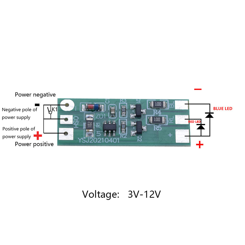 3-12V Flashing LED Light Modul - Sos Light Strobe reseña y precio