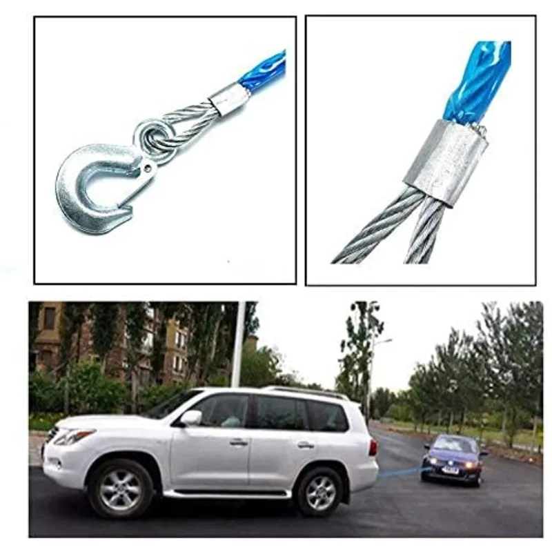 Car Towing Rope 3-7 Tons Steel - Rescue Rope Throw reseña y precio