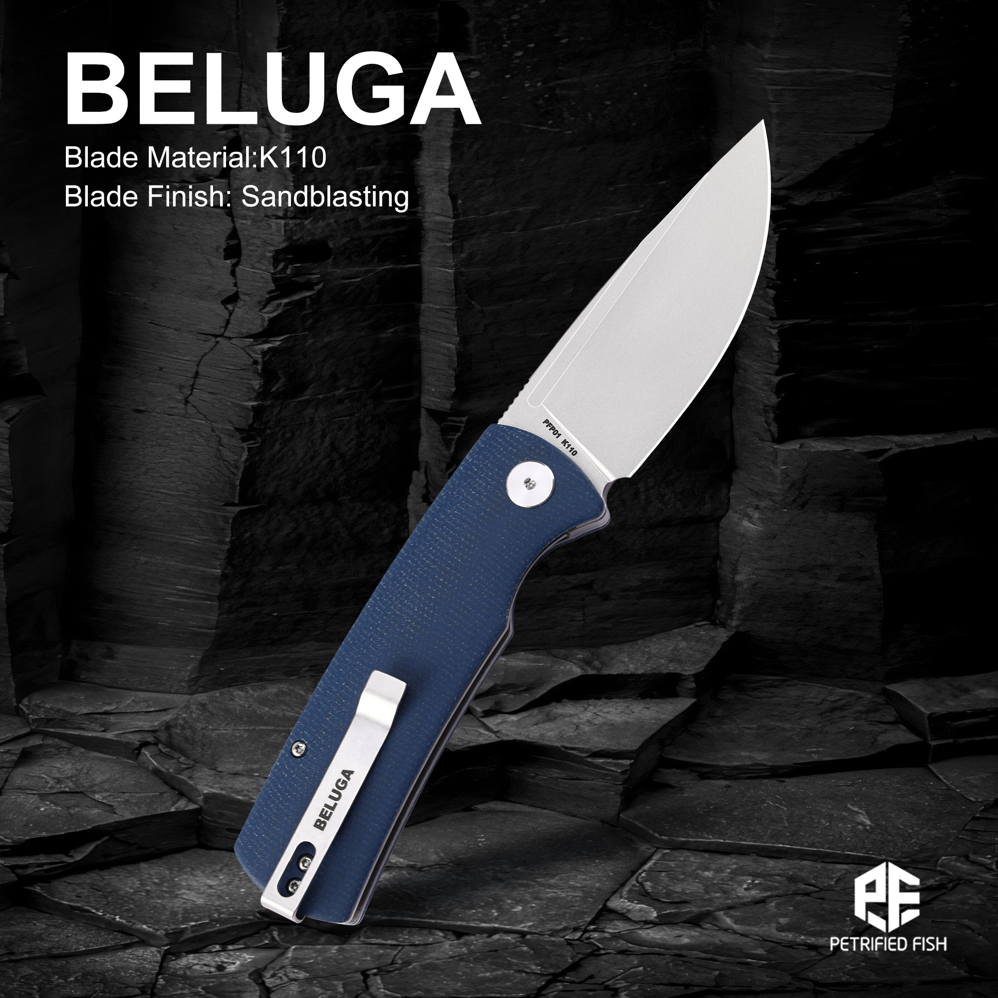 Petrified Fish Beluga PFP01 Qu - Bushcraft Knife Fixed reseña y precio