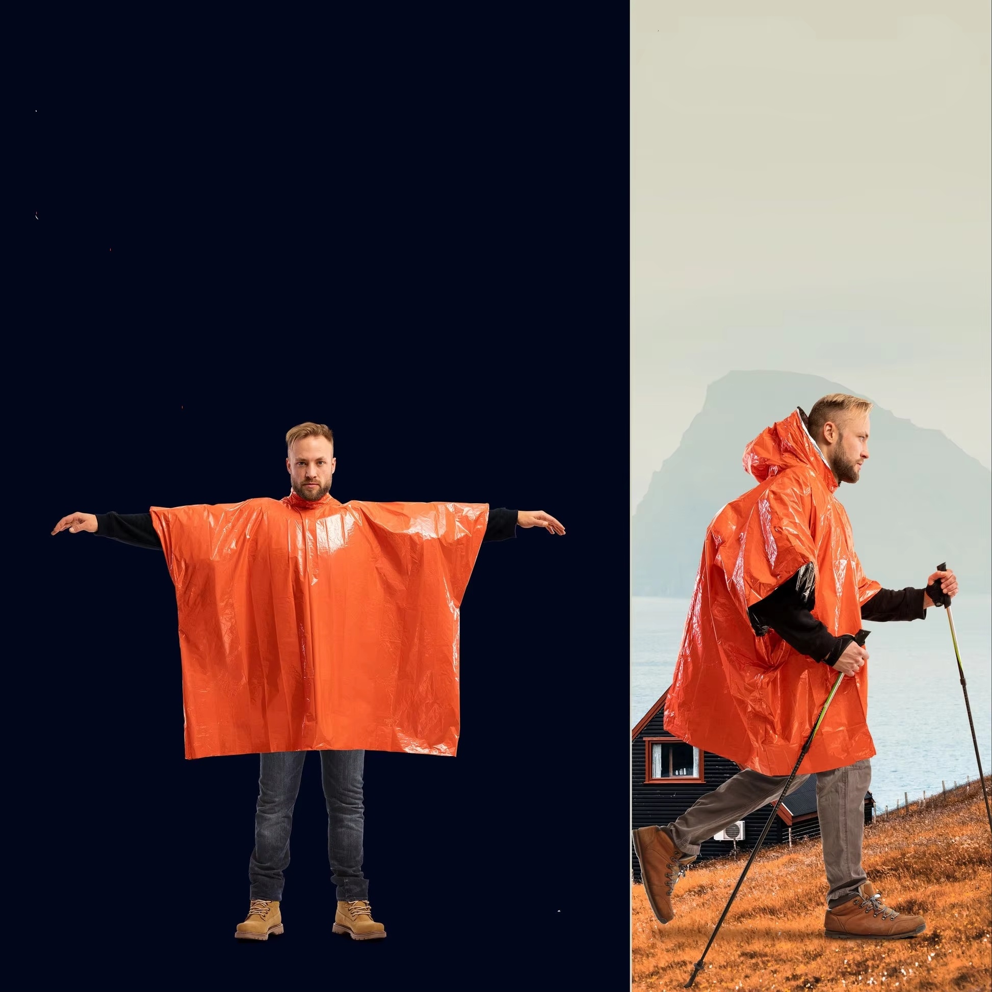 LIFE poncho Emergency Survival - Survival Blanket Reflective reseña y precio
