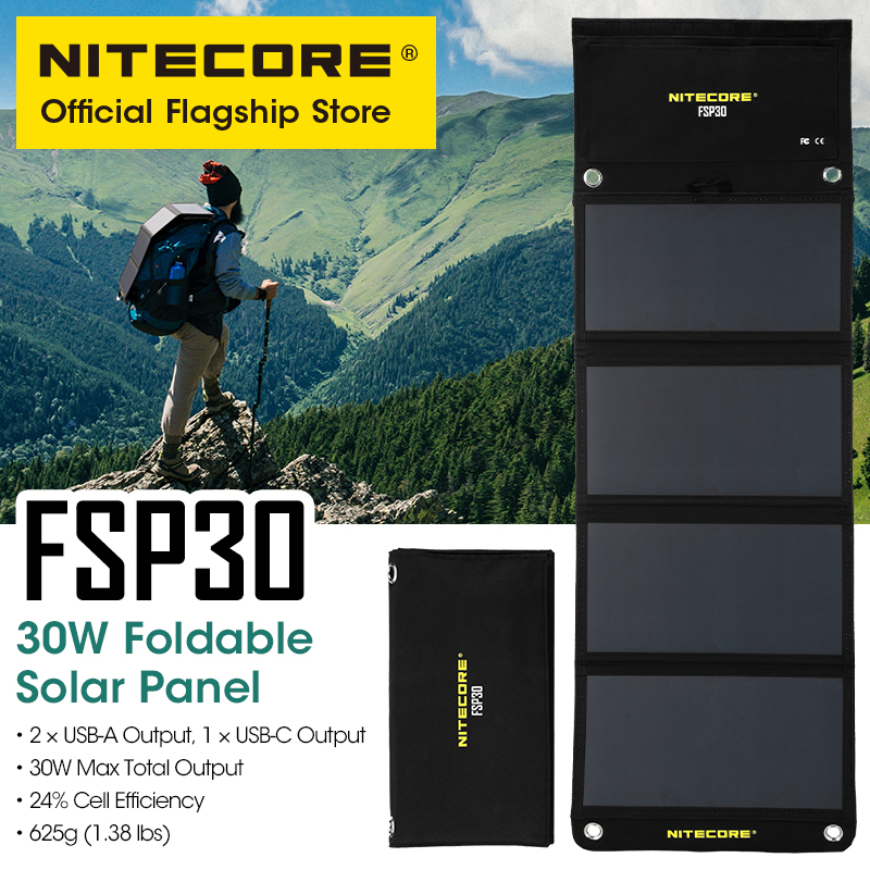 NITECORE FSP30 30W Portable So - Solar Emergency Charger reseña y precio