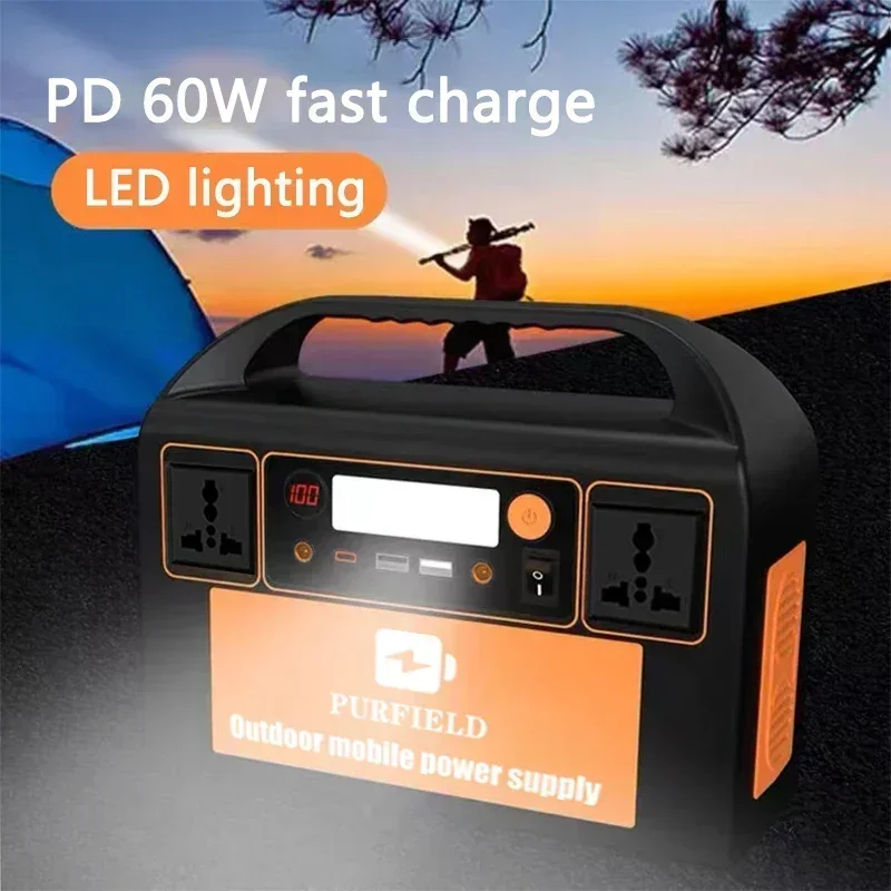 PURFIELD 220V 110V 300W Portab - Solar Emergency Charger reseña y precio