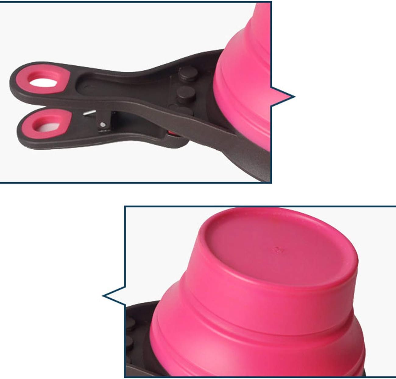 Collapsible Pet Scoop Silicone - Water Bag Collapsible reseña y precio