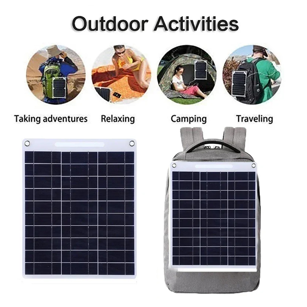 100W Waterproof Solar Panel Po - Solar Emergency Charger reseña y precio