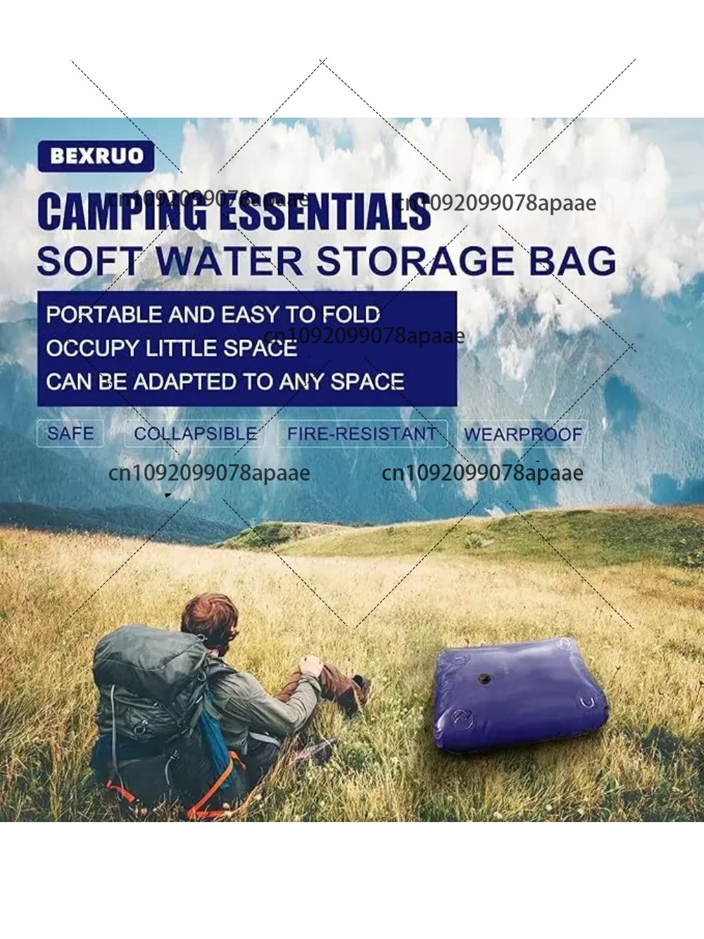 110L PVC Water Storage Bag, Po - Water Bag Collapsible reseña y precio