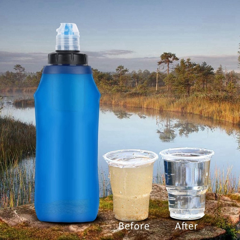 500Ml Water Filter Bottle Wate - Water Purification Straw reseña y precio