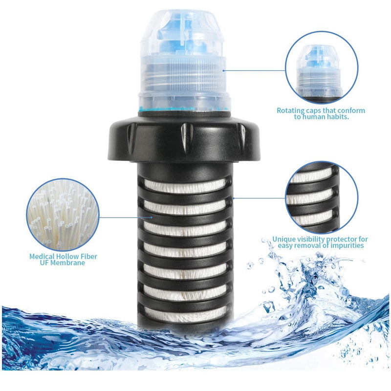 500Ml Water Filter Bottle Wate - Water Purification Straw reseña y precio