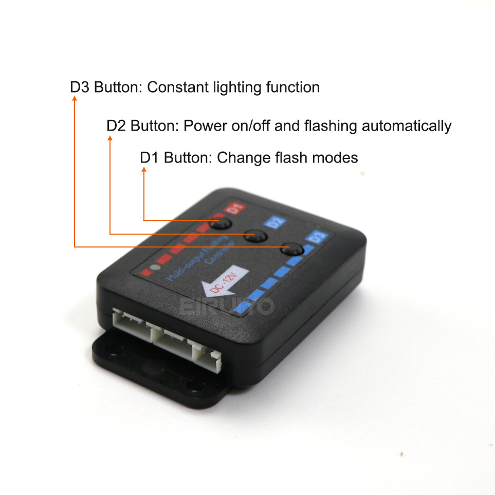 4x 3 LED Grill Car LED Strobe  - Sos Light Strobe reseña y precio