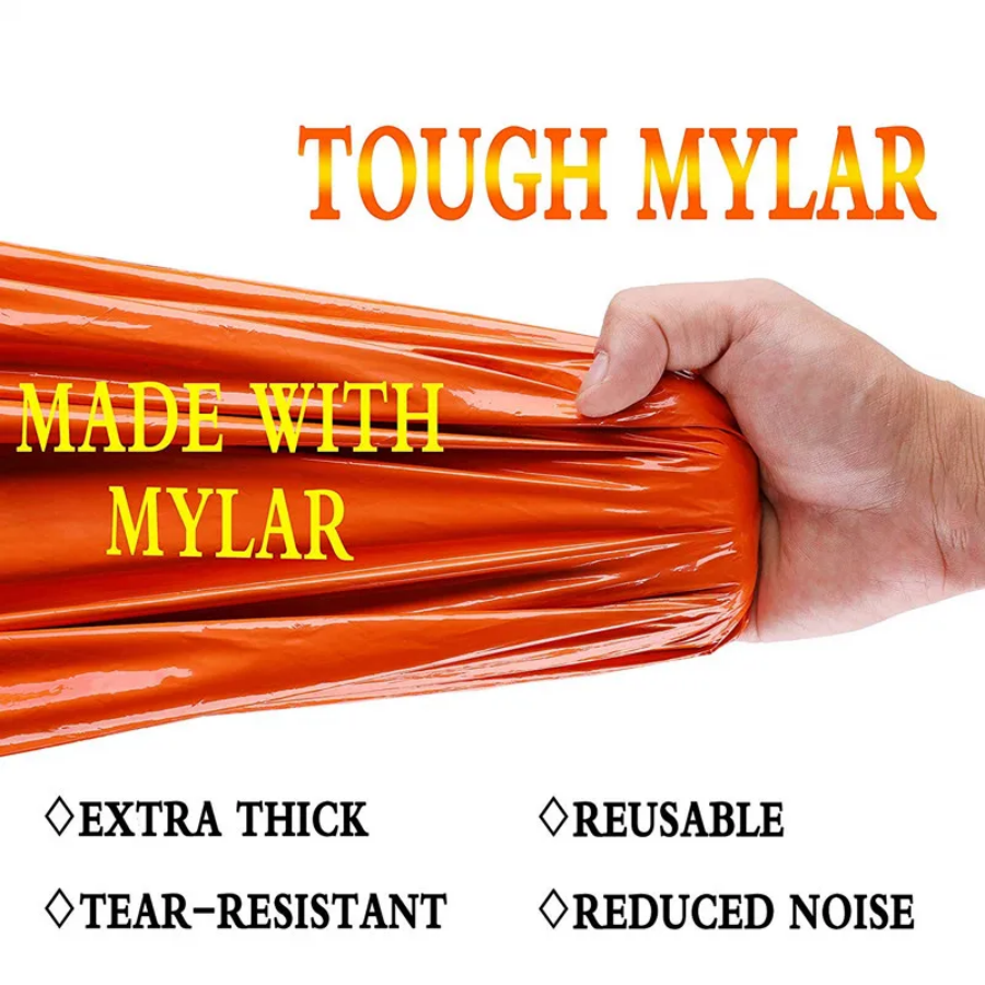 Emergency Sleeping Bag, Mylar  - Emergency Mylar Tent reseña y precio