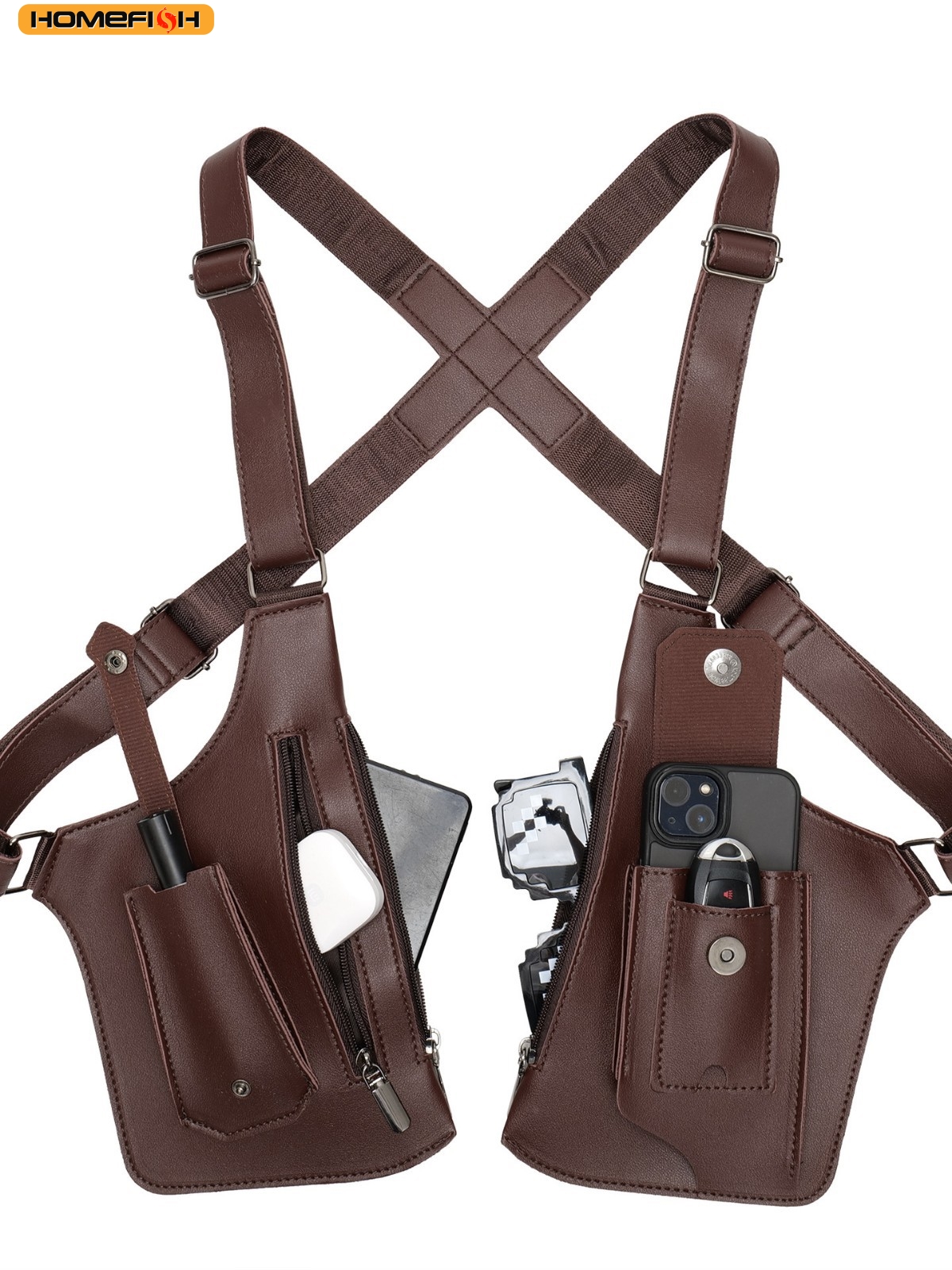 HOMEFISH Double Shoulder Strap - Fishing Kit Compact reseña y precio